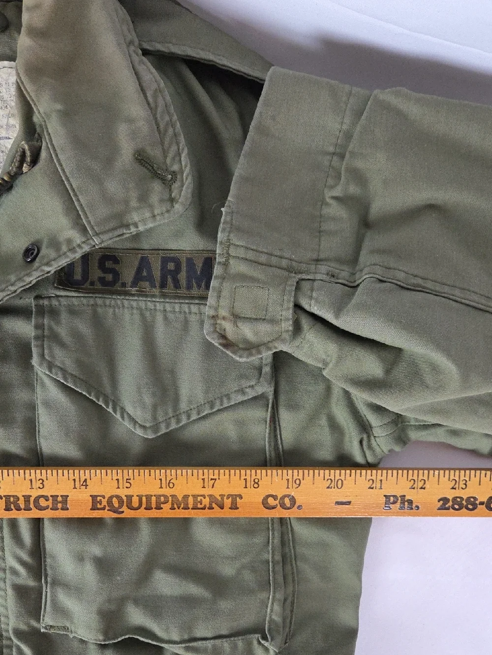 1982...U.S. Army Olive Green M-65 Field Jacket